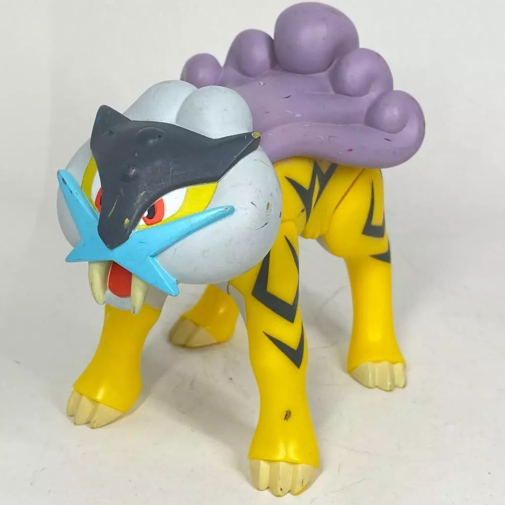 Pokemon RAIKOU sofubi figure 6.5 inches TOMY Nintendo JAPAN IMPORT 1