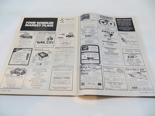 FOUR WHEELER Magazine January 1982 Dodge Power Ram 50 Mini / Datsun / 4x4 - Picture 6 of 7