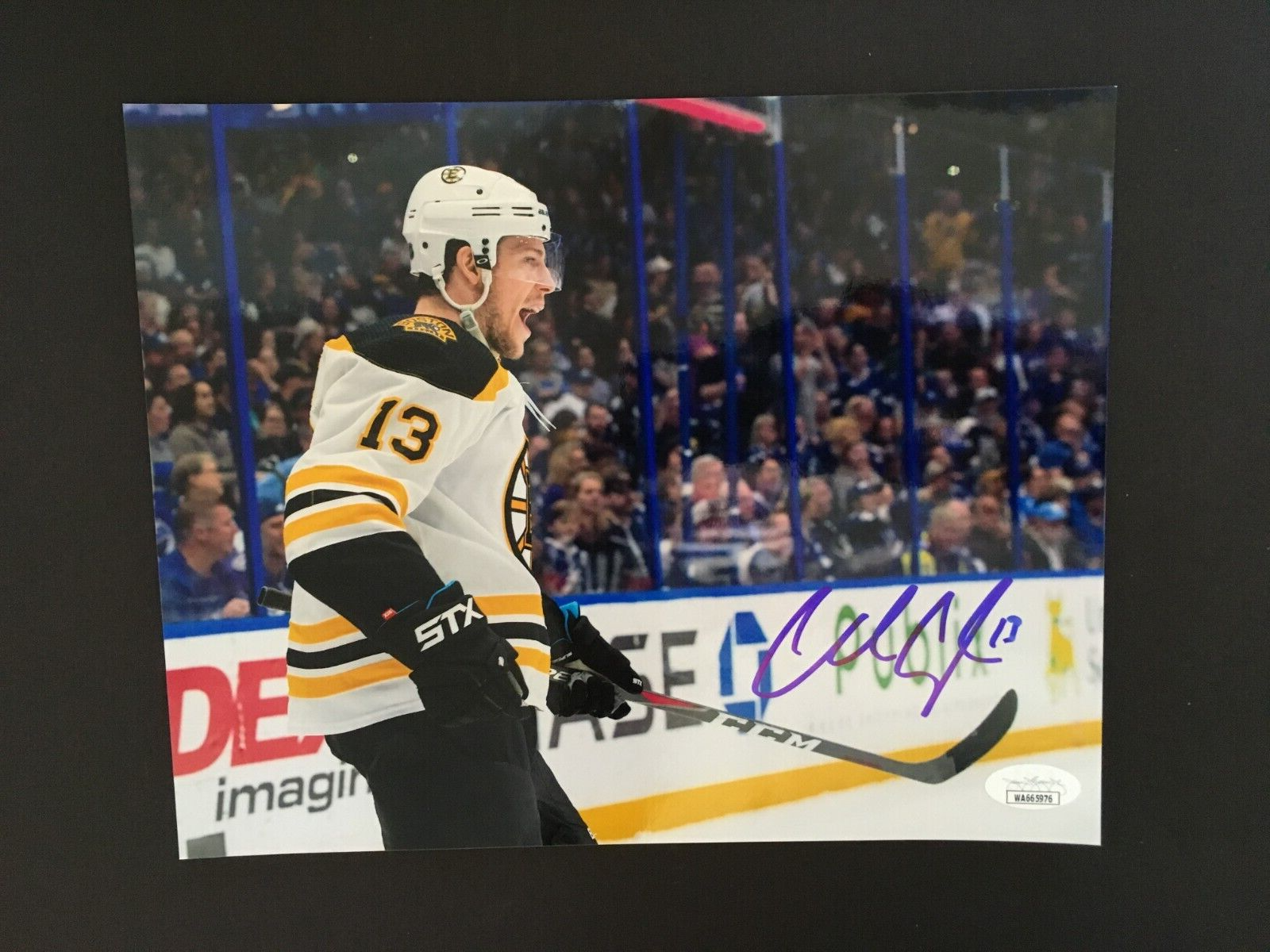 CHARLIE COYLE Autographed Signed Boston Bruins BRUINS 8 X 10 PHOTO J.S.A. AUTHENTICATED 