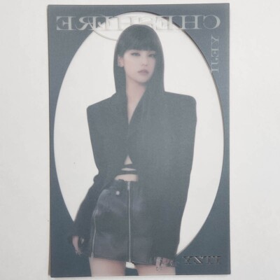 Yeji Official Clear Photocard Itzy Cheshire Genuine kpop | eBay