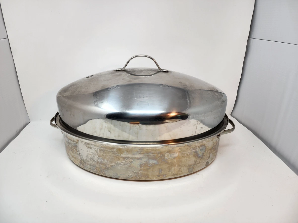 Oneida roasting pan with lid sales