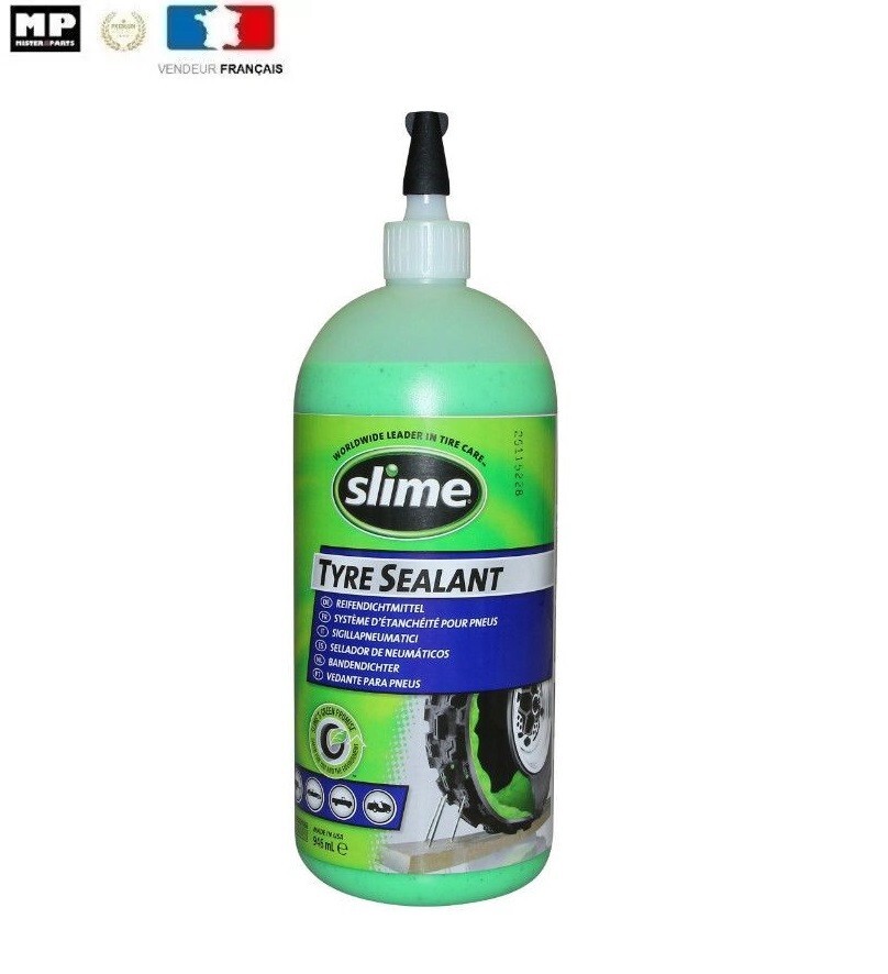 Préventif pneu Slime 946ml protection tubeless haute performance pour moto