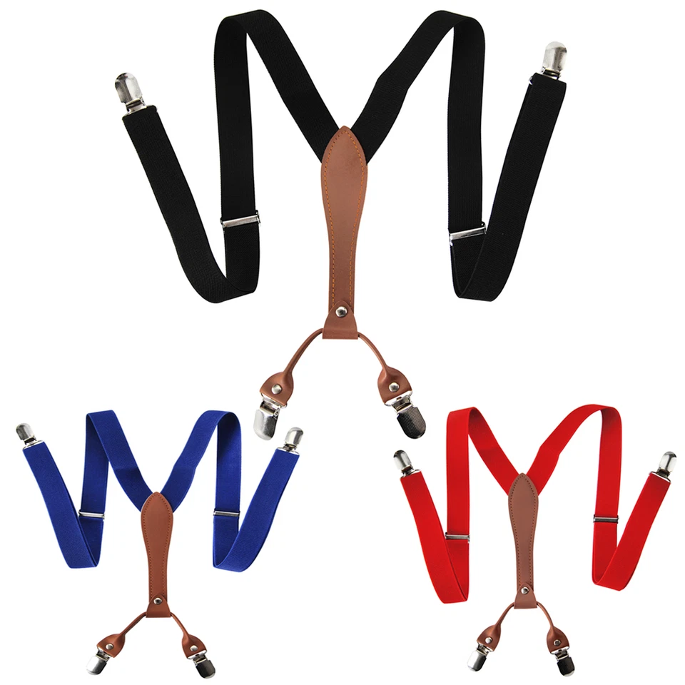 axy Hosenträger X Form 2,5cm breit Stabile Clips Herren Damen Männer - Bild 1 von 1