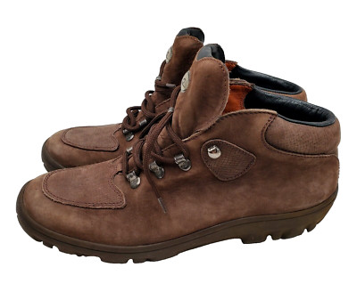 Bally St Germain Women's Ankle Boots Shoes Size 10 Brown Leather