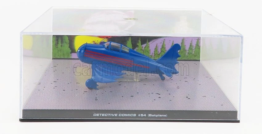 MODELLINO AEREO STATICO BATMAN BATMOBILE - BATPLANE AIRPLANE DETECTIVE COMICS 54 - Immagine 4 di 4