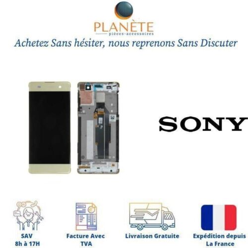 Ecran LCD Complet Avec Châssis Pour Sony Xperia XA Ultra Or - 第 1/1 張圖片