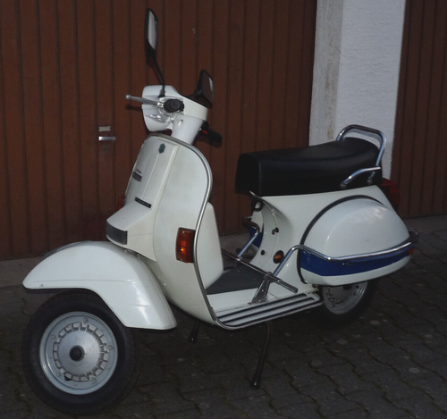 Vespa P200E P 200 E - 10 PS VSX1T Piaggio weiß - unverbastelt läuft einwandfrei