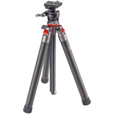 Carbon Fiber Tripod with 2-Way Ball Head, 13 lb Load Capacity, Adjustable Height