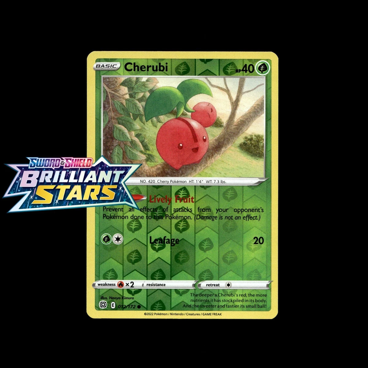cherubi pokemon card price Pokémon TCG Cards for sale [Fire] x2 Retreat Cost Cherubi [Reverse Holo] #11 Prices