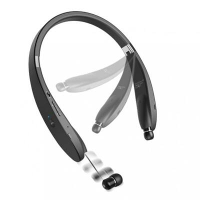 WIRELESS HEADPHONES SPORTS EARPHONES HANDS-FREE MIC FOLDING for CELL PHONES