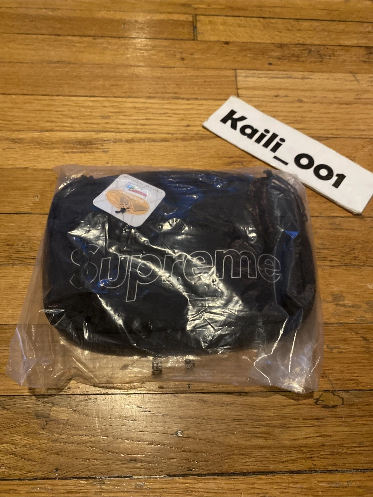 Sac à bandoulière Supreme noir FW18 B