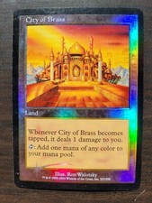 MTG 7th Edition Foil - 1 x City of Brass (NM)