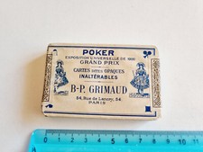 Grimaud Vintage Playing Cards Poker Exposition Universelle 1900