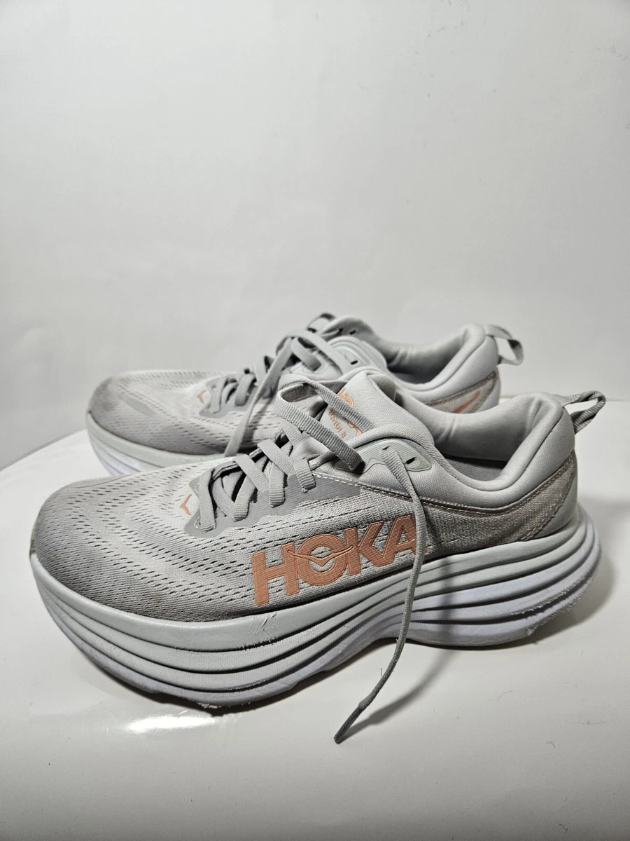 Hoka Bondi 8 wide women Hoka BONDI 8 1127954/HMLR D gray/pink 