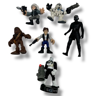 Playskool Hasbro STAR WARS Galactic Heroes & Figures Lot Of 6