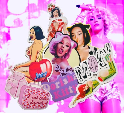 Doja Cat Vinyl Sticker Pack Waterproof