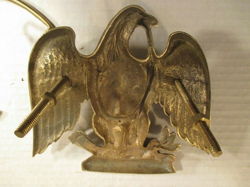 Brass Eagle Door Knocker 5 1/2in X 5 1/2in - Picture 9 of 11