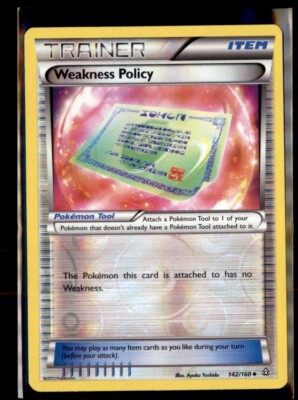 2015 XY - Primal Clash Weakness Policy Null/Uncommon #142