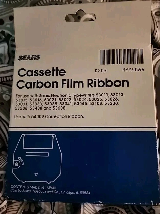Vintage Sears Lift-Off Typewriter Correction Tape Ribbons  54085 - Image 4 of 4