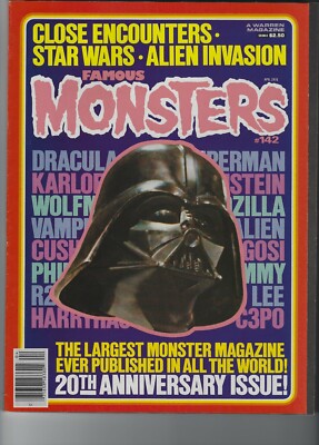 Famous Monsters マガジン 142 STARWARS Star Wars Monster Magazine