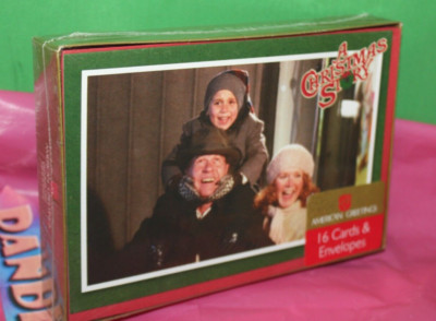 A Christmas Story 16 Greeting Holiday Cards Hold On Tight Santa's Gonna Be Here