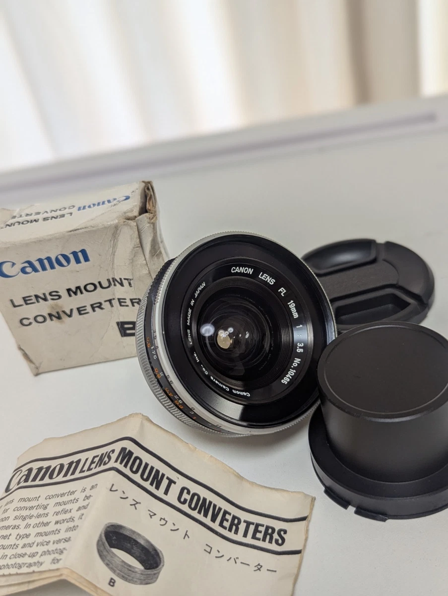 Canon f/3.5 Camera Lenses 19mm Focal for sale | eBay