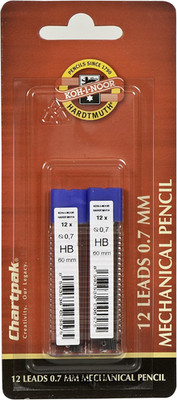 Koh-I-Noor Mephisto Mechanical Pencil 0.7MM HB Lead Refills, 12 per Pack (5035RB