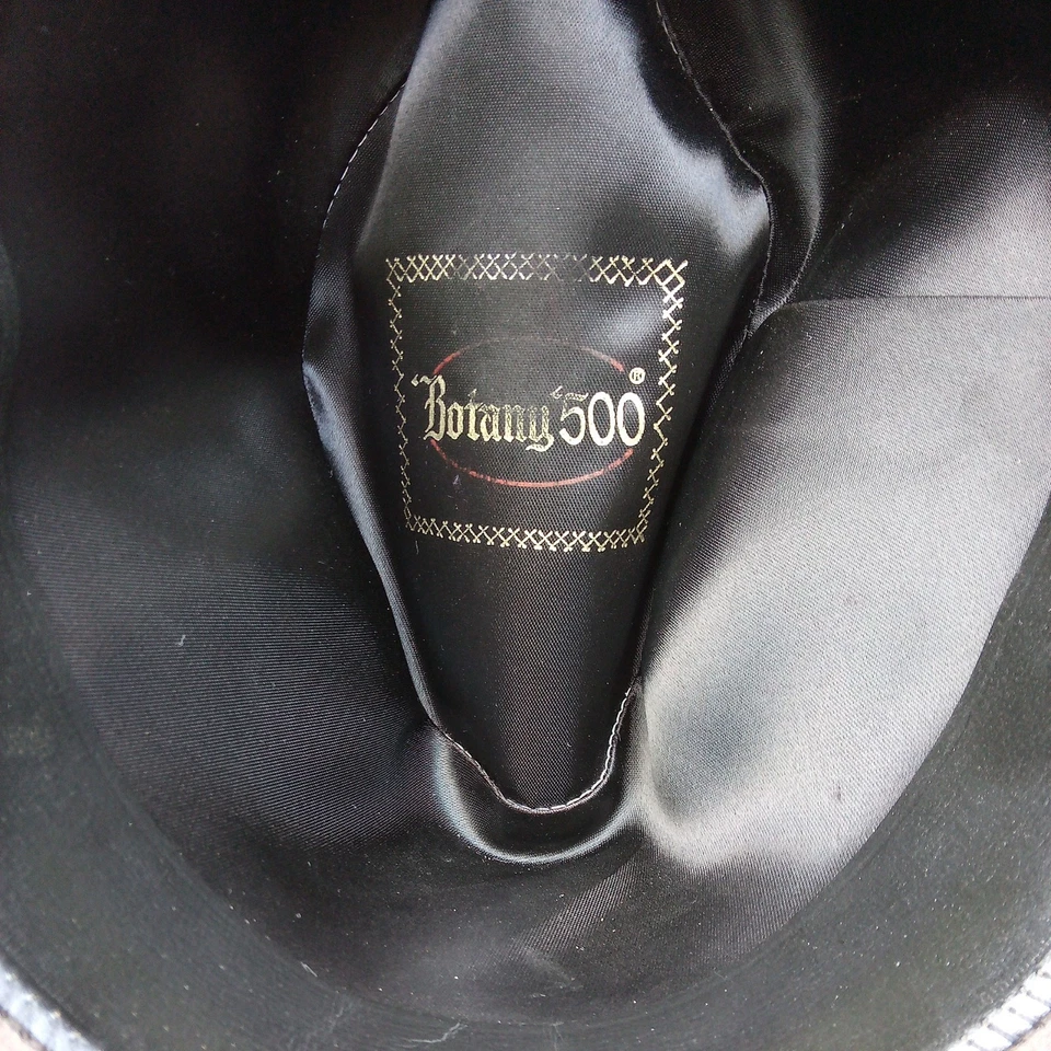 Sombrero Fedora de Lana Bollman De Colección - Talla Mediana - BOTÁNICA 500 Emplumado EE. UU. Foto 3 de 4