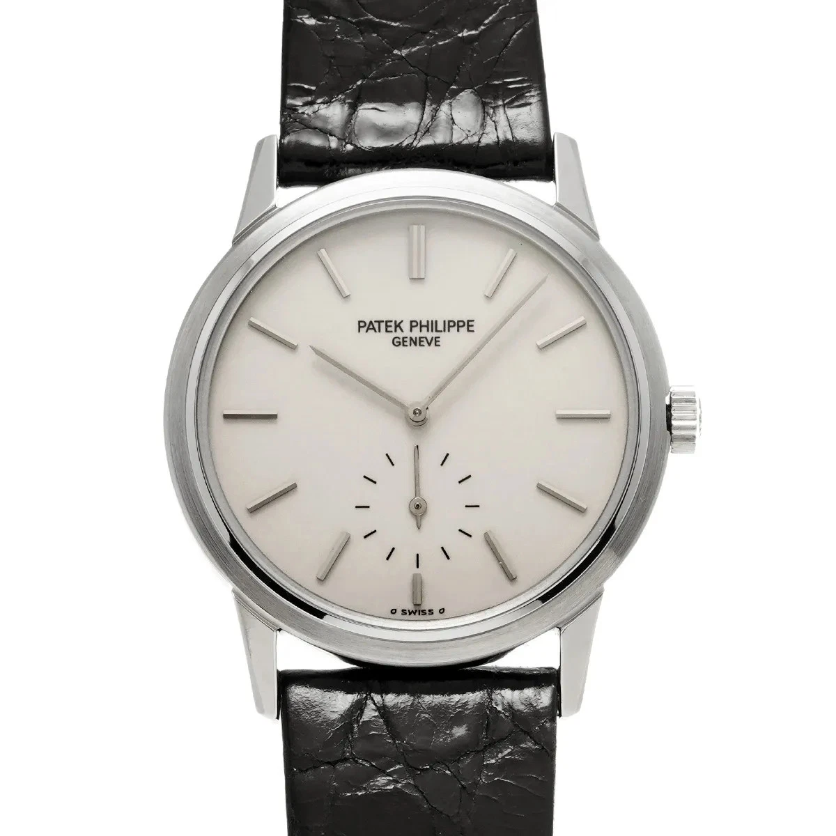 Patek Philippe — Patek Philippe Calatrava 150th 3718 33mm Stainless Steel Ivory Wristwatch #WW344