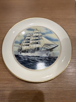 Danbury Mint Tall Ships Eagle Collector Plate Fine China Limited Edition
