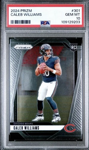 2024 Prizm CALEB WILLIAMS #301 PSA 10