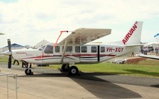 Avión GippsAero GA10 Airvan Caoba Madera de Escritorio Nuevo Modelo Gran Escala 1/32