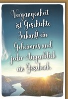 Allgemeine WüNsche - Karte Mit Umschlag - Vergangenheit Ist Geschichte