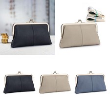 Evening Bag Rectangle Vintage Style Gift with Card Slots Kiss Lock Female Wallet