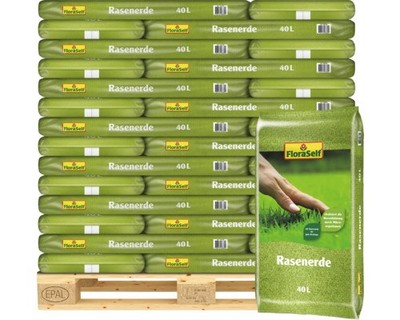 Rasenerde FloraSelf 42x40 L (= 1,68 m³) Palette