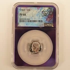 1963 10c Roosevelt Silver Dime Proof NGC PF68 - Free Shipping USA