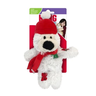 Kong Katze Holiday Softies Bär Gemischte Farben Spielzeug Für Katze - Bild 1 von 2