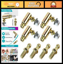 4 Sets Quick Release Throttle Disconnect Ball Joint, 10-32 Female Thread, Steel