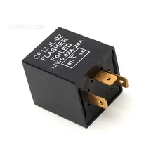 3 Pin Turn Signal Flasher Relay, Fits LED Electronic Turn Signal & Hazard