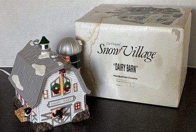 Dept.56 Original Snow Village Dairy Barn 5446-1 Retired Vintage