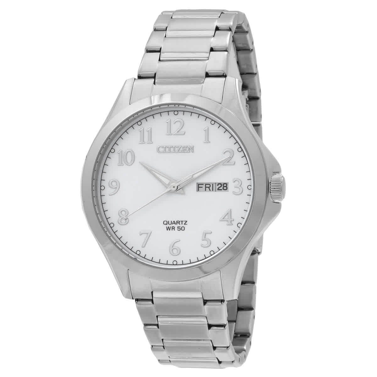 Citizen Quartz White Dial Men Watch BF2021-82A