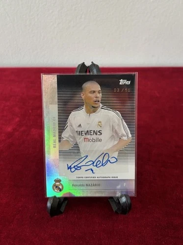 Ronaldo Nazario R9 Legend Auto /10 Topps Real Madrid Team Set 2026