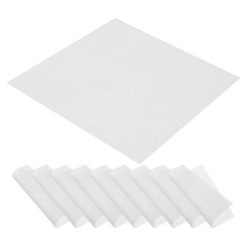 30 Pezzi Carta da Supporto Goffrata con Feltro Pre Puro Ventaglio Bianco - Foto 4 di 12