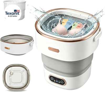 #ad Portable Washing Machine 16L Foldable Compact Mini Washer amp; Spin Dryer with 3 M $102.00