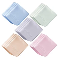 Nadadora Individually Wrapped Premium Microfiber Glasses Cleaning Cloths,20 P...