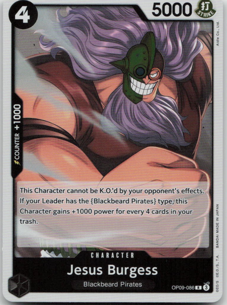 Jesus Burgess OP09-086 Emperors in the New World Foil