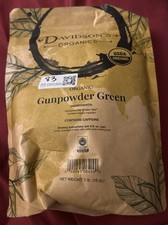 Davidson's Organics, Gunpowder Green, Loose Leaf Tea, 16-Ounce Bag Exp. 4/15/27