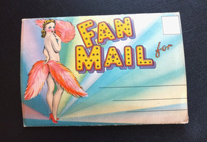 B. Armstrong Vintage 18 fold out Art Postcards 1940s Vintage Lot Pin-up unused