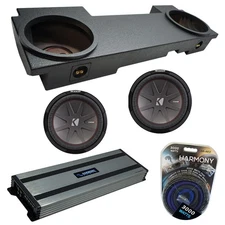 02-13 Chevy Avalanche Underseat Kicker CWR12 Dual 12" Rhino Sub Box HA-A1500.1