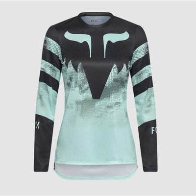 Fox Racing W's Ranger LS Jersey Kairos Türkis Damen MTB 2026 Technisch